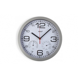 Reloj pared redondo termometro higrometro