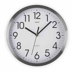 Reloj de cocina versa gris 20x20x4,1cm