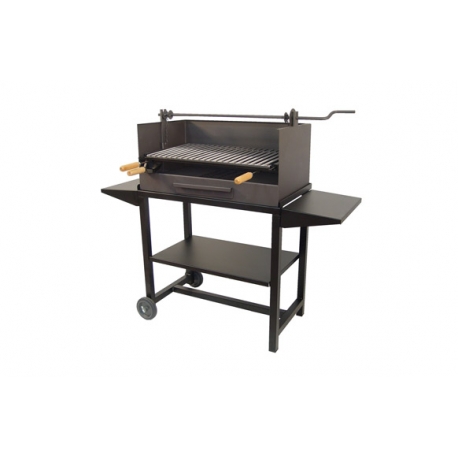 Barbacoa carbon con ruedas imex el zorro 71540 72x40cms