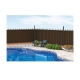 Malla ocultacion rombull minirollo garden plus marron brezo 1x5m