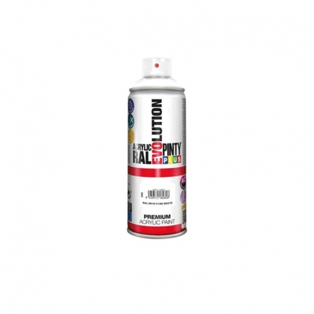 Pintura spray acrilica pintyplus blanco brillo 520 cc