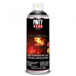 Pintura spray anticalorica pintyplus negro 520 cc
