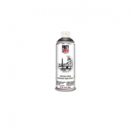 Pintura spray pintyplus efecto forja negro 520 cc