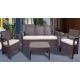 Conjunto jardin tarifa lounge triple marron