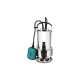 Bomba sumergible aguas sucias 750 w inox 13.200 l/h