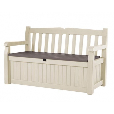 Banco arcon keter eden garden bench 140 x 60 x 84h cm.