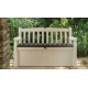 Banco arcon keter eden garden bench 140 x 60 x 84h cm.