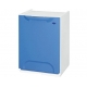 CUBO DE RECICLAJE INDIVIDUAL MODULAR APILABLE AZUL