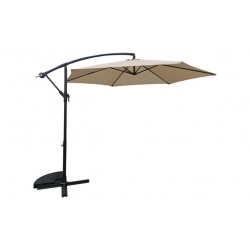 Parasol aluminio excentrico beige