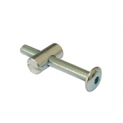 PERNIO CON BULON ZINCADO (2PZ) M6X100