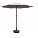 Parasol aluminio inclinable taupe