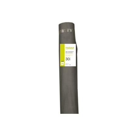 Tela mosquitera fibra vidrio gris 1,20 x 30 m