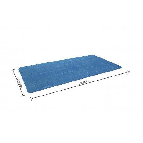 Cobertor solar para piscina 732x366 y 640x274 cm