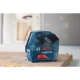 Nivel laser lineas bosch gll 2-10 professional + bolsa protecttora + pila 1,5 v lr6 aa