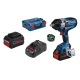 Atornillador de impacto a bateria bosch gds 18v-1000 c + 2 procore18v 8ag + gal 1880 cv + gcy 42 + l-boxx 136