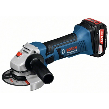 Amoladora bateria bosch gws 18-125 v-li con 2 bat 4 ah- 1000w