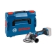 Miniamoladora bosch biturbo bateria gws 18v-15 c professional + l-boxx 136