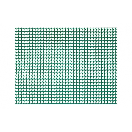 Malla plastica 5 x 5 mm 310gr m² 1 x 5 m verde