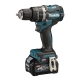 Taladro bateria percutor makita hp002gd201 bl 40v xgt 65nm + 2 baterias 2,5ah + cargador + maletin