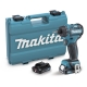 TALADRO ATORNILLADOR MAKITA DF032DSAE 12V CXT BL 35NM 1/4" + 2 BATERIAS 2AH + CARGADOR + MALETIN