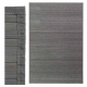 Alfombra de bambu unimasa gris 200x300 cm