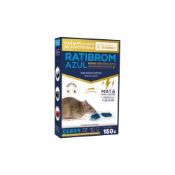 Raticida cebo fresco ratibrom azul 150 gr