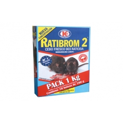 Raticida cebo fresco ratibrom-2 1 kg