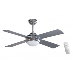 Ventilador de techo Ø130cm 60w 4 aspas mando a distancia