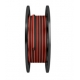 Cable paralelo audio 2 x 0,75 mm rojo-negro 200 m