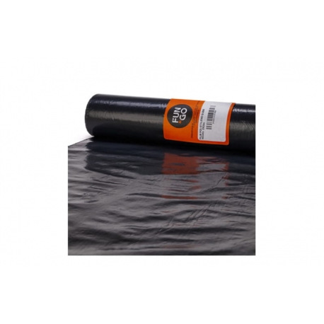 Plastico polietileno g-400 negro 4 x 75 m plegado a 1 m