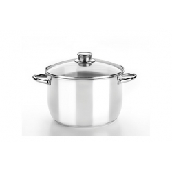 Olla con tapa cristal monix optima 18 cm