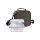 Bolsa porta alimentos iris basic gris contenedores vidrio