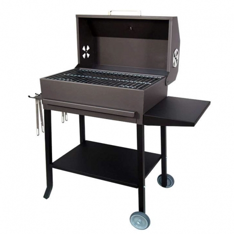 Barbacoa carbon con ruedas imex el zorro 71444
