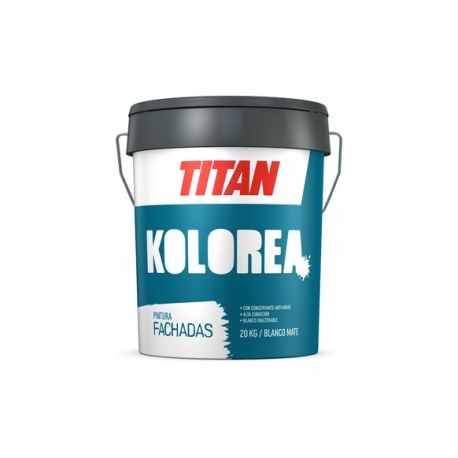 Pintura plastica fachadas refresh mate 20 kg blanco