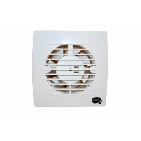 Extractor baño muro techo 120mm 20w plano bl 