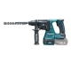 Martillo ligero makita dhr242z 18v lxt 24mm + insercion sds-plus fija