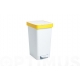 Cubo de basura tatay smart pedal 25l amarillo