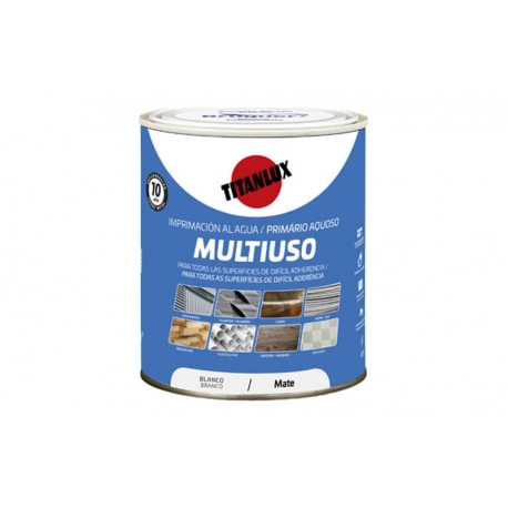 Imprimacion al agua multiuso mate 750 ml blanco