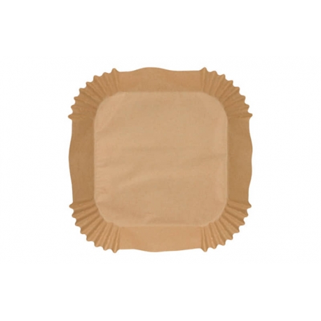 Bandeja papel freidora aire cuadrado 100 uds 20 x 20 cm