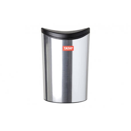 Cubo de baño tatay basculante 6 l deco steel