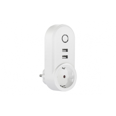 Enchufe inteligente muvit io wifi con 2 usb enchufe smart wi-fi. 