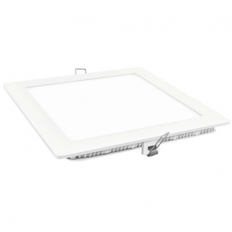 Downlight led matel12w cuadrado blanco luz fria 6400 k 1200lm ø170 mm
