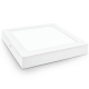 Downlight led matel18w superficie cuadrado blanco luz calida 2700k 1600lm 230 mm