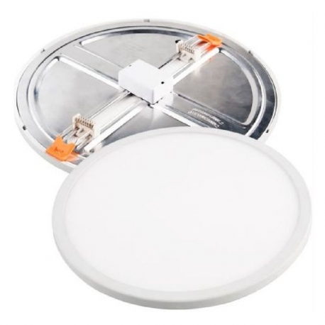 Downlight led matel20w ajustable redondo luz fria 6400k 2000lm ø230 mm
