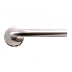Juego 2 manillas roseta micel inox satinado 575