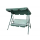 Balancin 170x110x153cm 3 plazas verde/blanco