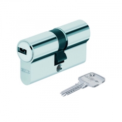 Cilindro de seguridad abus d6 40-40mm niquel