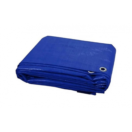 Toldo protector reforzado 08x12mt 115g/m2 azul 8x12 metros