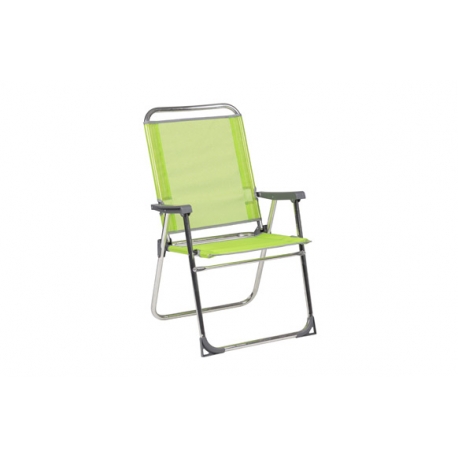 Sillon playa fijo seguridad respaldo alto pistacho
