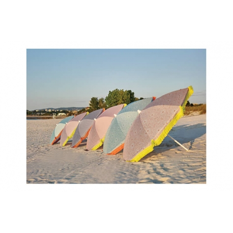 Parasol playa acero bora bora Ø150 cm upf 50+